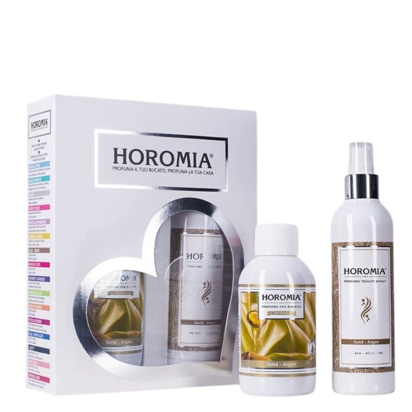 Horomia geschenkset Gold argan